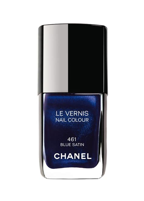 chanel le vernis blue satin|Chanel .